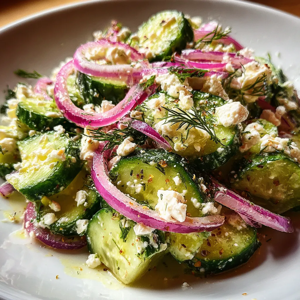 Tangy Feta & Cooling Crunch: Your Perfect Summer Side Salad